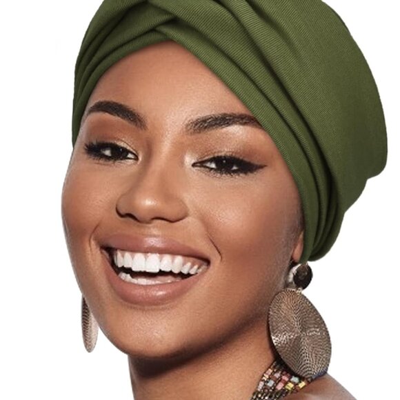 African Turban for Women Knotted Hairwraps for Sleeping Turban Headwraps Head Wa - Picture 1 of 7